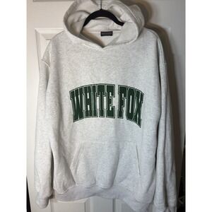 WHITE FOX Decade Classics Varsity Sweatshirt Hoodie Green Large XL